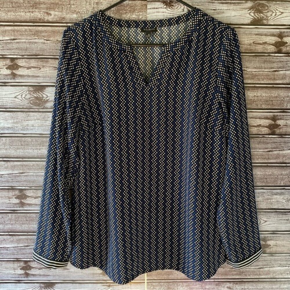 Talbots Women's Long-Sleeved Top Blouse Size M